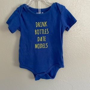 Wild Child - BonBebe “Drink Bottles Date Models” Onsie